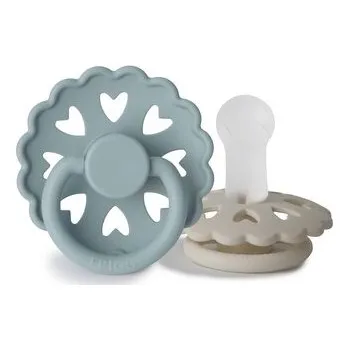 dudlíky DVOJBALENIE CUMLÍKOV FRIGG FAIRYTALE X H.C. ANDERSEN OLE LUKOIE/ CLUMSY HANS, +6 M, SILIKÓN