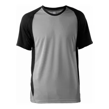 Pánská móda Pánské dvoubarevné sportovní tričko ProAct - šedé-černé, S