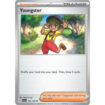 Karetní hra Youngster 198/198 - Scarlet & Violet Typ karty: Reverse Holo
