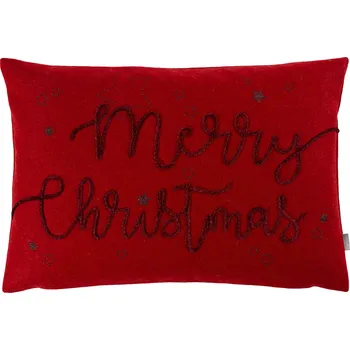 Povlak na dekorativní polštářek Sander Vlněný povlak na polštář Auguri 34 x 50 cm, red 824785-01