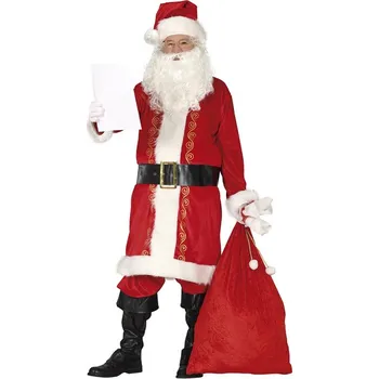 Karnevalový kostým Červený Santa Claus pánský kostým XL 54/56
