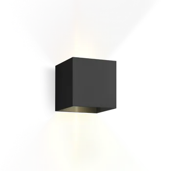 Nástěnné svítidlo Wever & Ducré Čtvercové nástěnné přisazené svítidlo BOX WALL SURF 2.0 LED 1800-3000K B Tree černá matná