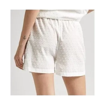 Dámské kraťasy Pepe Jeans Šortky PLU20030 800 Bílá Regular Fit XS