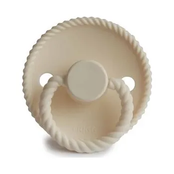 dudlíky CUMLÍK FRIGG ROPE CREAM, +6M, SILIKÓN
