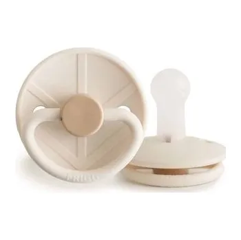 dudlíky OKRÚHLY CUMLÍK FRIGG LITTLE VIKING - SIGRID 6-18M, SILIKÓN