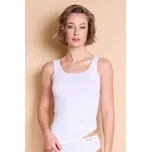 Gina dámské bambusové tílko s širokými ramínky bílé - GINMxB/bílá / S/M GIN5T001-MxB