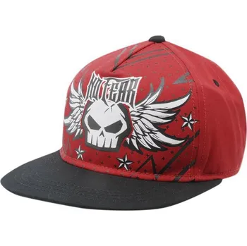 Kšiltovka kšiltovka NO FEAR - RED/BLACK (No Fear Snap Back)