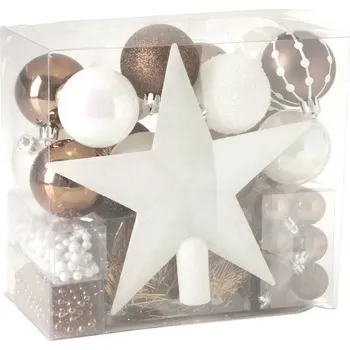 Vánoční ozdoba Atmosphera 949591 sada vánočních ozdob mix barev 44 ks