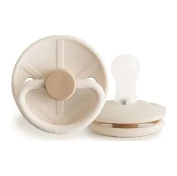 dudlíky OKRÚHLY CUMLÍK FRIGG LITTLE VIKING - SIGRID 0-6M, SILIKÓN