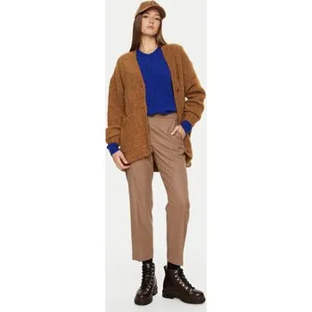 Dámské oblečení American Vintage Kardigan Zolly ZOL19CH24 Hnědá Loose Fit XS_S