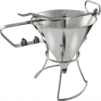 Trychtýř dávkovací automatický 1,3 ltr. nerezový s podstavcem, 3 Sleva 280Kč