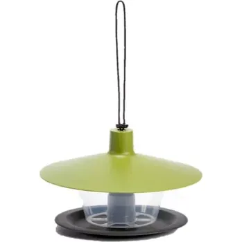 Krmítko pro ptáka Krmítko Plastia Finch zelené 28,5x28,5x17cm
