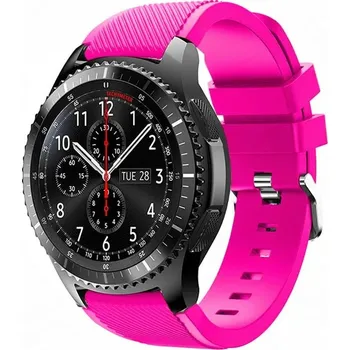 Řemínek na hodinky Enem Silikonový rychloupínací řemínek 22mm - Růžový IR-AWGW-0504