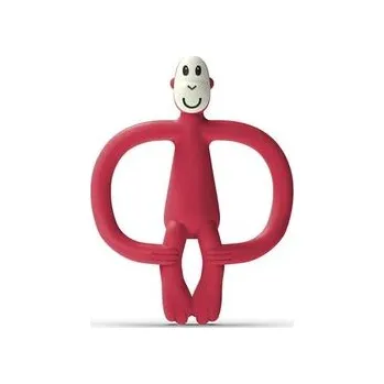 Příslušenství k odsávačce mléka HRYZÁTKO A ZUBNÁ KEFKA MATCHSTICK MONKEY TEETHER RED