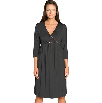 Těhotenské noční prádlo Sonata - těhotenská noční košile - krátká - 3/4 rukáv Italian Fashion, XL i510_41818449254