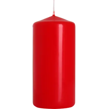 Svíčka Set 4 Sloupových Svíček Varianta: Červená -