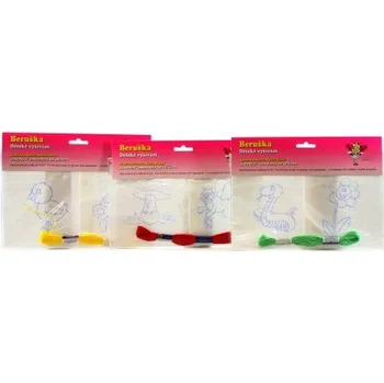 omalovánky Vyšívání 2 obrázky