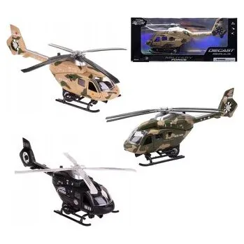 Helikopter metal pull back ze światłem i dźwiękiem