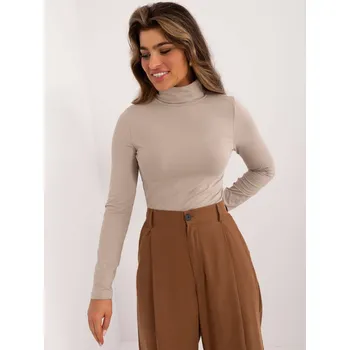 Dámský svetr Roláková béžová dámská halenka Factory Price, odstíny béžové XS (34) i392_24425-2