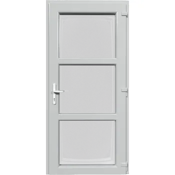 Vchodové dveře Vchodové dveře 80x220 Jednokřídlé Aluplast Ideal 4000 - Typ 05 BARVA PROFILU: Bílá - Zlatý dub