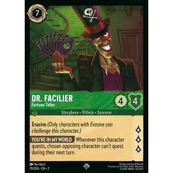 Karetní hra Dr. Facilier 079/204 - Rise of the Floodborn Typ karty: Foil