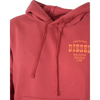 Pánská mikina Diesel Mikina A07810-0HAYT Červená Regular Fit L