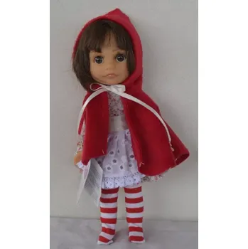 Panenka Realistická panenka Luci jako Červená karkulka od firmy Berjuan (Luci caperucita roja)