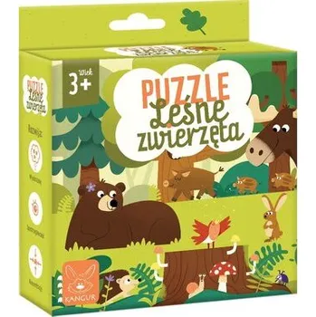 Puzzle Puzzle Leśne Zwierzęta 3+