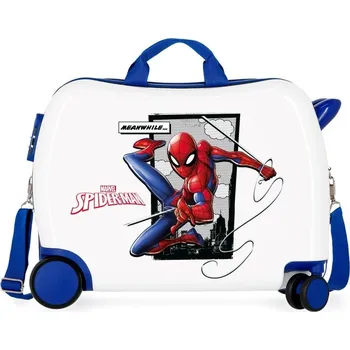 JOUMMABAGS Dětský kufřík na kolečkách Spiderman Action MAXI ABS plast, 50x38x20 cm, objem 34 l