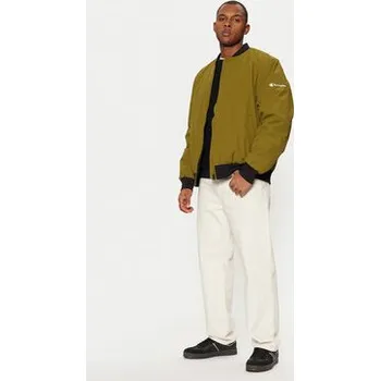 Pánský bomber Champion Bunda bomber 220344 Zelená Regular Fit M