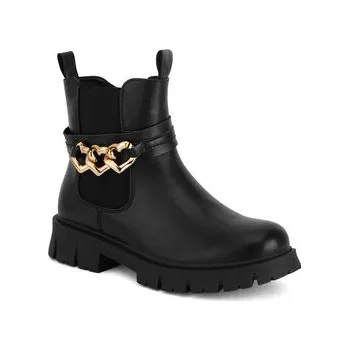 Dámská obuv DeeZee Polokozačky CS5959-04 Černá 37