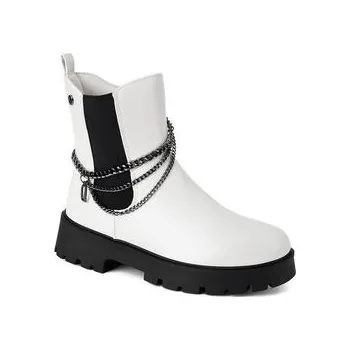 Dámské kozačky DeeZee Polokozačky CM231117-1 Béžová 37