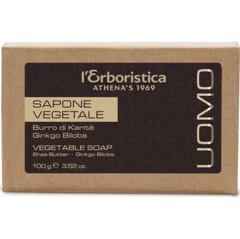 Mýdlo Erboristica Uomo Tuhé mýdlo s Ginkgo bilobou 100 g