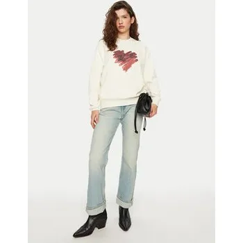 Dámská mikina KARL LAGERFELD Mikina A1W20045 Écru Regular Fit XL