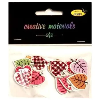 Guziki ozdobne Listki 25mm 15szt