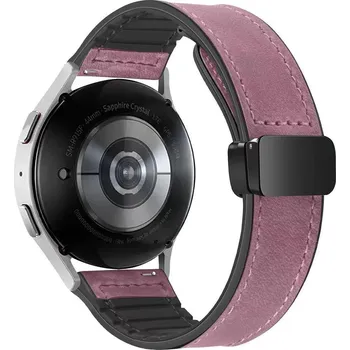 Řemínek na hodinky Enem Kožený RUBBER rychloupínací řemínek 22mm - Lila IR-AWGW-0446