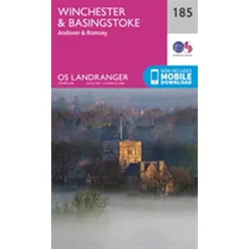 Encyklopedie Winchester & Basingstoke, Andover & Romsey - Ordnance Survey [EN] (2016, Skládaná mapa, Ordnance Survey)