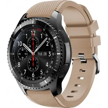 Řemínek na hodinky Enem Silikonový rychloupínací řemínek 20mm - Creamy IR-AWGW-0490