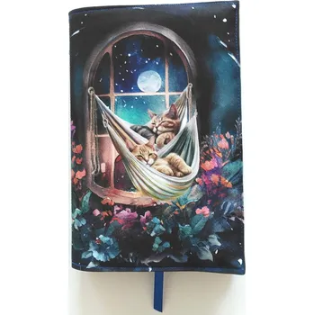 Obal na sešit Obal na knihu KOČKY NA HOUPAČCE