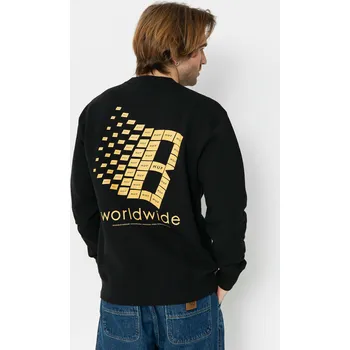 Pánská mikina HUF X Bronze Worldwide Crewneck (black) XL, černá