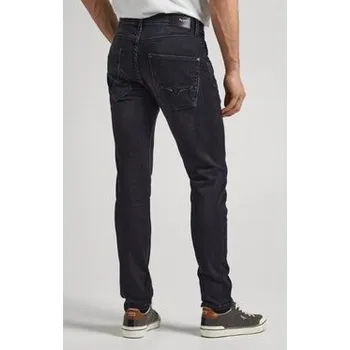 Pepe Jeans Kalhoty z materiálu PM206328XF82 000 Černá Regular Fit 36_32