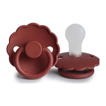 dudlíky CUMLÍK FRIGG DAISY BAKED CLAY +6M, SILIKÓN