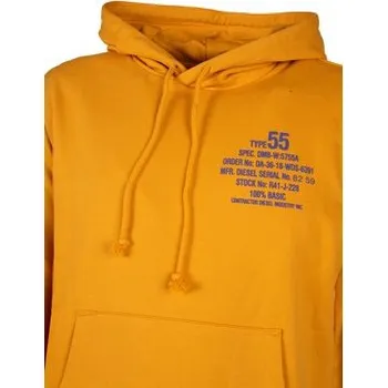 Pánská mikina Diesel Mikina A06500-0HAYT Oranžová Regular Fit L