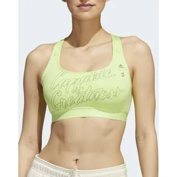 Podprsenka dámská sportovní podprsenka ADIDAS - GREEN - 80D XL D-DD (Adidas Train Bra Ladies)