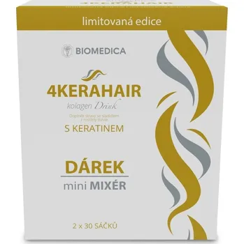 Biomedica 4Kerahair kolagen drink s keratinem, 2x 30 sáčků Biomedica 4Kerahair kolagen drink s keratinem, 2x 30 sáčků