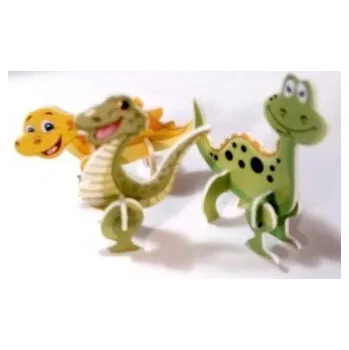 Set školních potřeb Mini dinozaury do składania mix 5szt