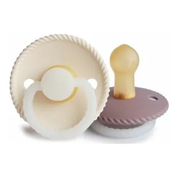 DVOJBALENIE CUMLÍKOV FRIGG ROPE NIGHT TWILIGHT MAUVE/ CREAM, 0-6M, KAUČUK