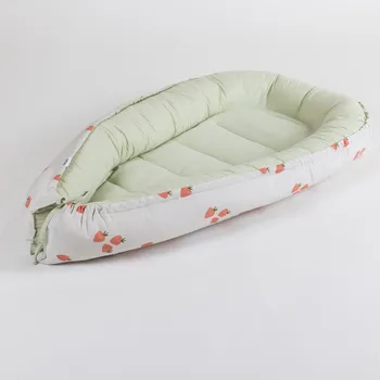 Hnízdečko pro miminko Tulimese Hnízdečko sladké jahody VARIANTY PROVEDENÍ HNÍZDEČKA: HNÍZDEČKO SAMOSTATNÉ