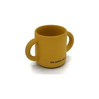 Příslušenství k odsávačce mléka SILIKONOVÝ HRNČEK COTTON CLOUD MUSTARD