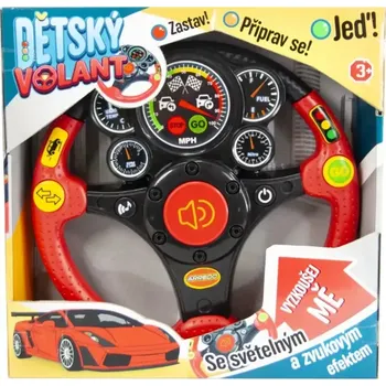 Hračka pro nejmenší Alltoys 400260 dětský volant se zvuky a písničkami mix barev